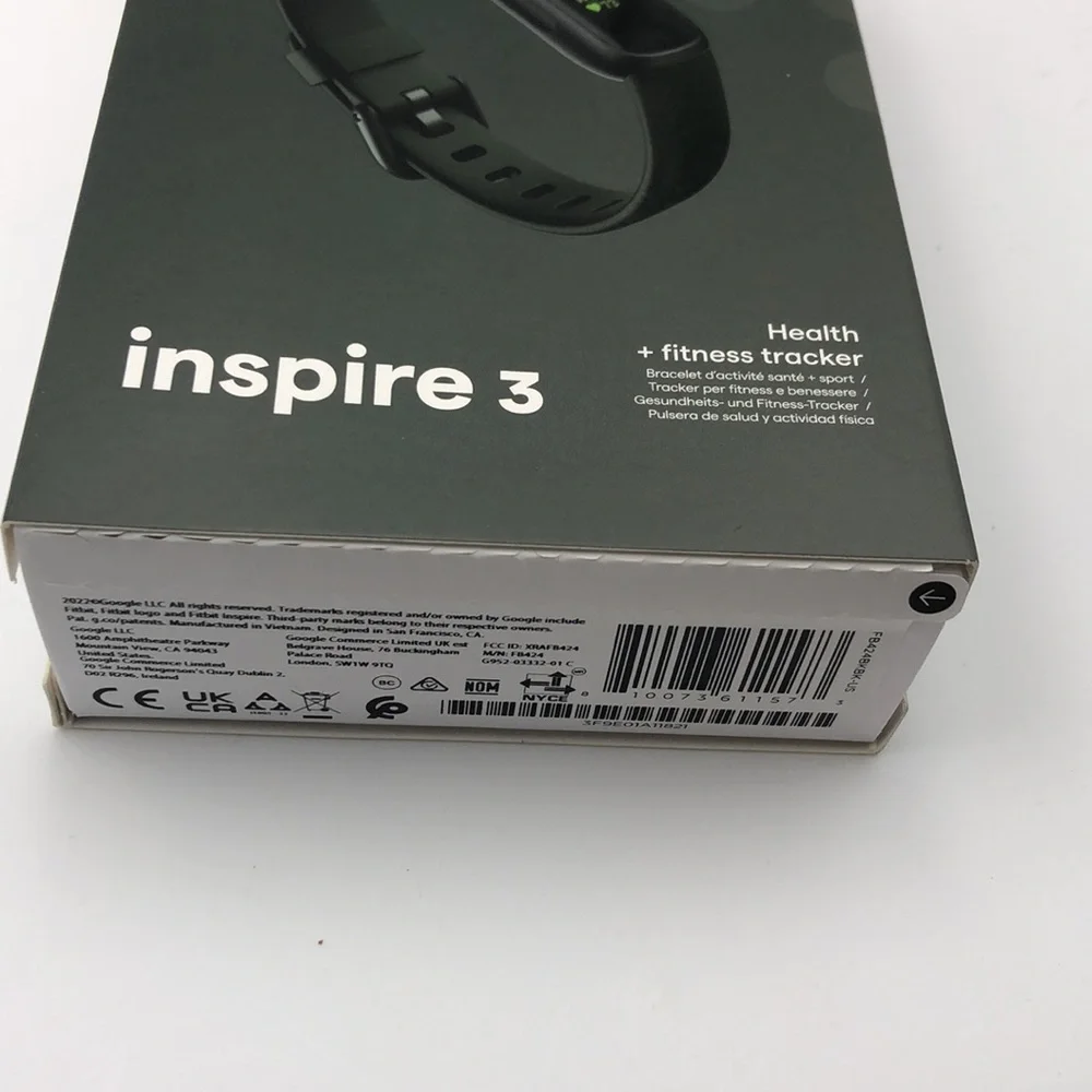 Fitbit - Inspire 3 Health Fitness Tracker Midnight Zen